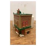 The Original Snow Village "The Christmas Shop" Ceramic Figurine 1991