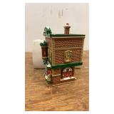 The Original Snow Village "The Christmas Shop" Ceramic Figurine 1991