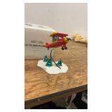 Snow Village "Spirit of the Snow Village" Airplane Figurine