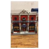 1998 Department 56 Snow Village Lionel Electric Train Shop