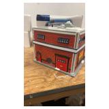 1998 Department 56 Snow Village Lionel Electric Train Shop
