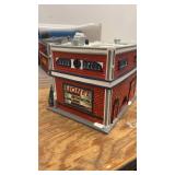 1998 Department 56 Snow Village Lionel Electric Train Shop