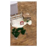 Christmas Village Display Piece with Accessories