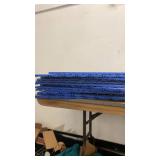 Collection of Interlocking Blue Garage/Workshop Floor Tiles