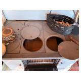 Antique Atlanta Stove Works Cast Iron Kitchen Wood Stove