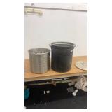 Large Deep Turkey Fryer Pot with Strainer and Lid