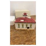 Jefferson School Ceramic Christmas Village Building