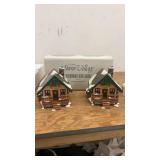 Set of 2 The Original Snow Village Fisherman