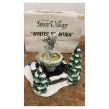 Set of 3 Snow Village Christmas Collectibles