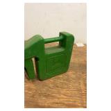 Set of 3 John Deere Suitcase Weights for Tractors