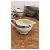 89-Piece Mikasa Fine China Set L3245 Palatial Platinum