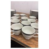 89-Piece Mikasa Fine China Set L3245 Palatial Platinum