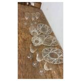 Vintage Crystal Glassware and Serving Dish Set