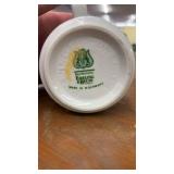 Set of 2 Vintage Porcelain Mugs: Bambi Disney Japan and W. Germany Nursery Motif