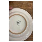 Lot of Colorful Ceramic Plates and Rooster Themed Dishware