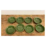 Lot of Colorful Ceramic Plates and Rooster Themed Dishware