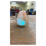Himalayan Salt Lamp with Color-Changing LED Light