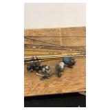 Collection of Fishing Rods and Reels