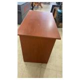 Wooden Office Desk with Slide-Out Keyboard Tray and Drawer