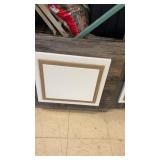 Set of 2 Rustic Wood Frame Wall Art Pieces