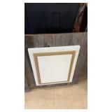 Set of 2 Rustic Wood Frame Wall Art Pieces