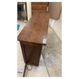 Electric Fireplace with Wood Mantel