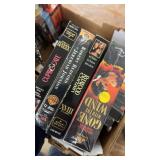 Large Collection of VHS Tapes with RCA Video Rewinder