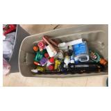 Collection of Various Household Cleaners and Supplies