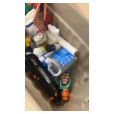 Collection of Various Household Cleaners and Supplies