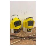 Set of 5 Fishing Rods with Reels and 2 Bait Containers