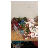 Large Collection of Christmas DÃ©cor and Giant Nativity Set