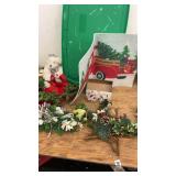 Large Collection of Christmas DÃ©cor and Giant Nativity Set