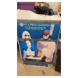 Large Collection of Christmas DÃ©cor and Giant Nativity Set