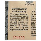 1978 Canada $100 Gold Proof