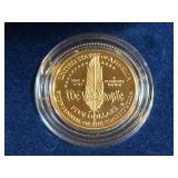 1987-S Silver Dollar and 1987-W Gold $5 Dollar Proof Set