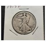 1917 Walking Liberty Half Dollar
