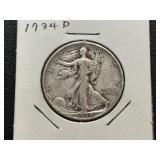 1934-D Walking Liberty Half Dollar