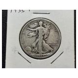 1935 Walking Liberty Half Dollar