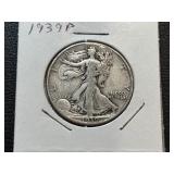 1939 Walking Liberty Half Dollar