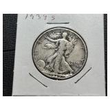 1939-S Walking Liberty Half Dollar