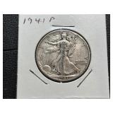 1941 Walking Liberty Half Dollar