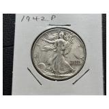 1942 Walking Liberty Half Dollar