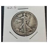 1942-S Walking Liberty Half Dollar