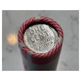 Roll of Steel Lincoln Wheat Cents Uncirculated