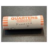 Roll of Uncirculated State Quarters Florida