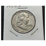 1952-D Franklin Half Dollar