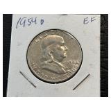 1954-D Franklin Half Dollar