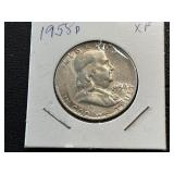 1958-D Franklin Half Dollar