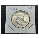 1959-D Franklin Half Dollar