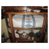 Depression era glassware in a varie...